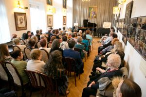 1333rd Liszt Evening. Wrocław, Music and Literature Club, 08.04.2019. ”. Alexei Orlovetsky - piano, Juliusz Adamowski - commentary. Photo by Andrzej Solnica